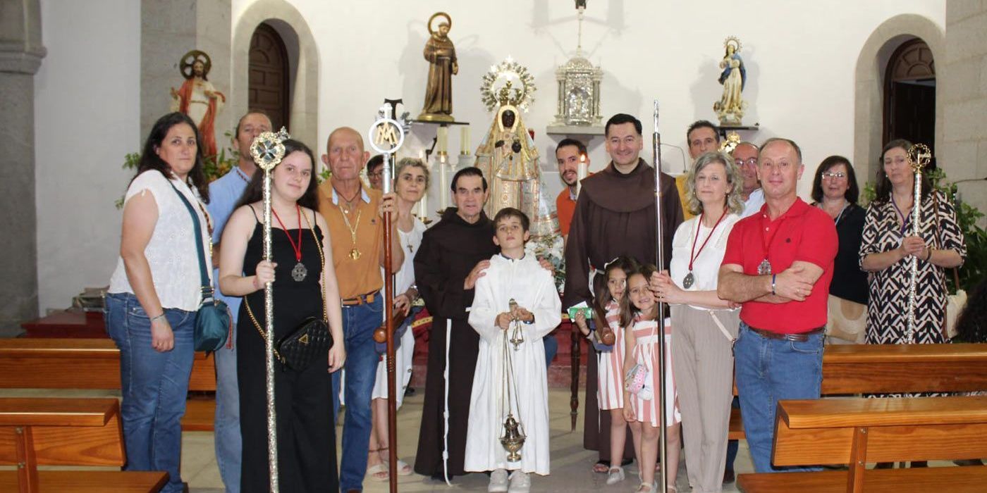 La imagen restaurada de la Virgen de Guadalupe regresa a Belalcázar